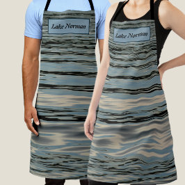 Rippling Water Favorite Lake all-over print apron Schort