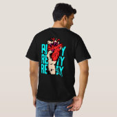 Riptide Heart T-shirt - Bold Artistic Graphic T-sh (Achterkant volledig)