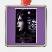 Riptide Hoesje Premium Square kerstversiering Metalen Ornament (Voorkant)