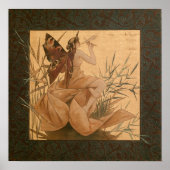 Riquer Winged nymph CC0097 Poster (Voorkant)