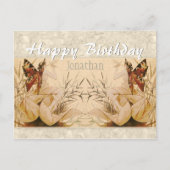 Riquer Winged nymph CC0528 Birthday Briefkaart (Voorkant)