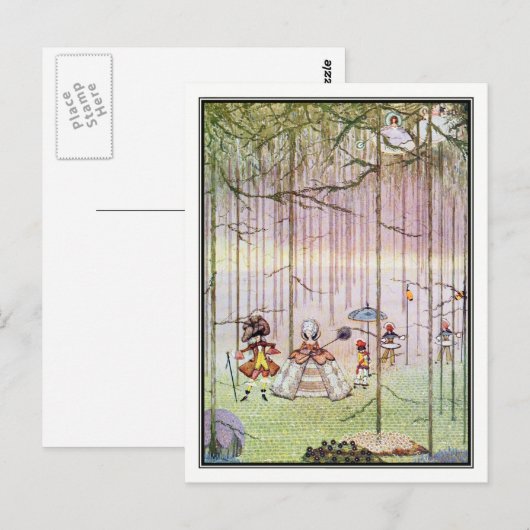 Riquet met de Tuft van Harry Clarke Briefkaart (Voorkant / Achterkant)