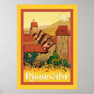Riquewihr ~ Frans reizen Poster