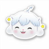 Riri Happy Cute Sticker (Voorkant)