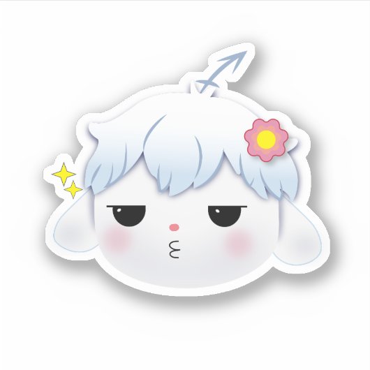 Riri Kus Cute Sticker (Voorkant)