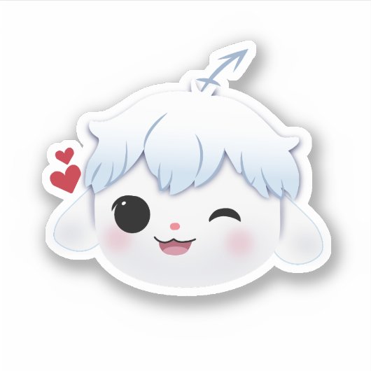 Riri Schattig Lief Sticker (Voorkant)