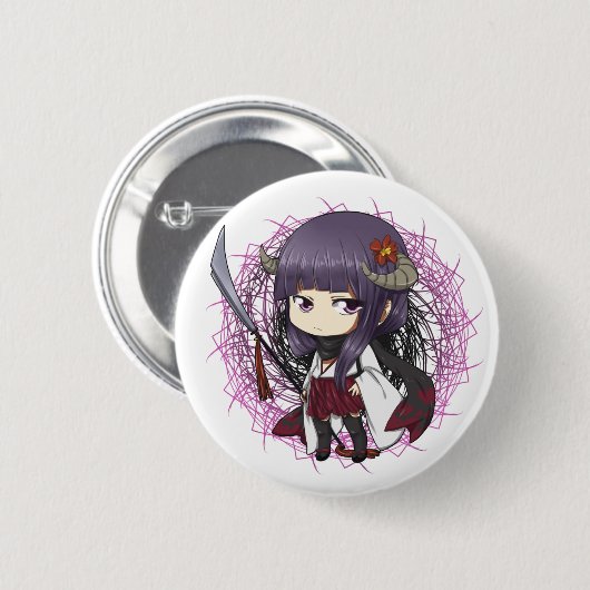 Ririchio Youkai Button (Voorkant /achterkant)