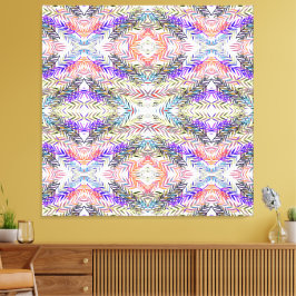 Riscos Coloridos Canvas Afdruk