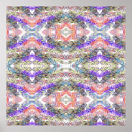 Riscos Coloridos Poster