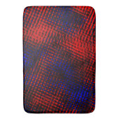 Riscos vermel hos cruzados e fundo azul? badmat (Voorkant Verticaal)