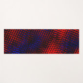 Riscos vermel hos cruzados em fundo azul? yogamat (Voorkant (horizontaal))