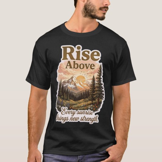 Rise Above Avontuur T-Shirt (Voorkant)