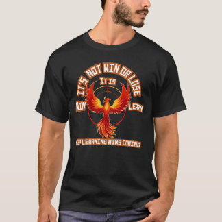 Rise Above: de win- en leerfilosofie T-shirt