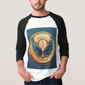 "Rise Above: Eagle print T-shirt" T-shirt