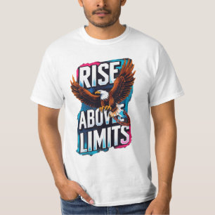 Rise Above Limits - Motivatie Eagle T-shirt