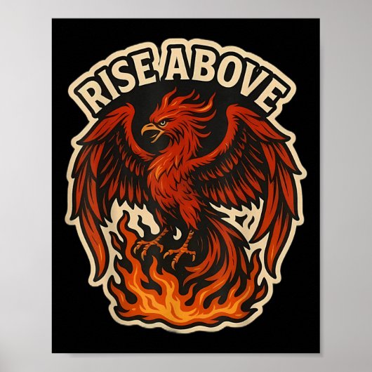 Rise Above Pcute Ss Cute Ssnix Rising From Ashes F Poster (Voorkant)