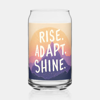 Rise Adapt Shine - Inspirerend Sunrise Blikvorm Glas