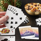 Rise Adapt Shine - Inspirerend Sunrise Pokerkaarten (Insitu)