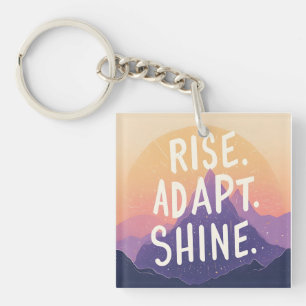 Rise Adapt Shine - Inspirerend Sunrise Sleutelhanger