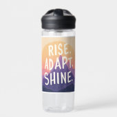 Rise Adapt Shine - Inspirerend Sunrise Waterfles (Voorkant)