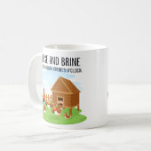 Rise And Brine Kip Koffiemok (Voorkant links)