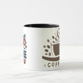 "Rise and grind, het is koffietijd!" Mok (Midden)