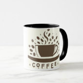 "Rise and grind, het is koffietijd!" Mok (Voorkant rechts)