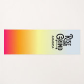 Rise and Grind Weight Training and Yogamat (Voorkant (horizontaal))