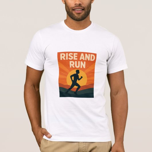 Rise and Run T-shirt (Voorkant)