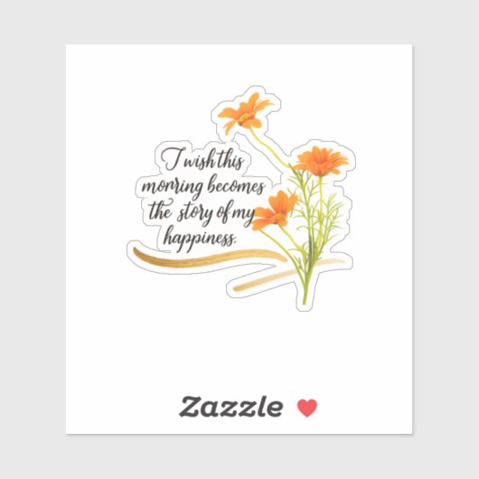 Rise and Shine Beyond Limits Bloemen Sticker Blad (Vel)