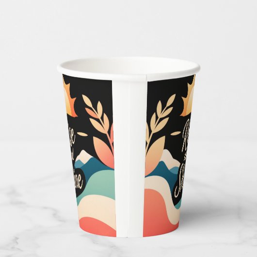 Rise and Shine: een nieuwe start Papieren Bekers (Rechts)