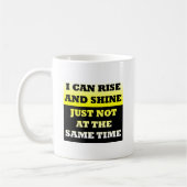 Rise and Shine Funny Mug Koffiemok (Links)