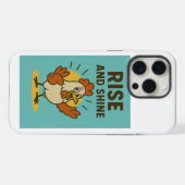 Rise and Shine Happy Chicken iPhone Hoesje (Achterkant horizontaal)