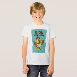 Rise and Shine Happy Chicken Tri-Blend Shirt
