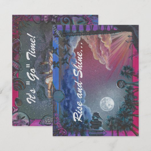 "Rise and Shine... Het is Go Time!" Pensacola-Kaar Kaart (Voorkant / Achterkant)