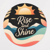 Rise and Shine: het ontwaken van de Natuur Labels (Design 2)