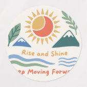 Rise and Shine: het ontwaken van de Natuur Labels (Design 1)