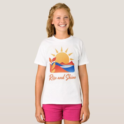 Rise and Shine: het ontwaken van de Natuur T-shirt (Voorkant volledig)