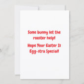 Rise and Shine It's Easter time Feestdagenkaart (Achterkant)