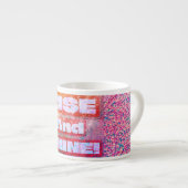 Rise and Shine kleurrijke, Boho stijl, Expresso Mo Espresso Kop (Voorkant rechts)