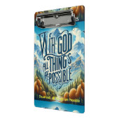 "Rise and Shine: met dit ontwerp Clipboards Mini Klembord (Angled2)