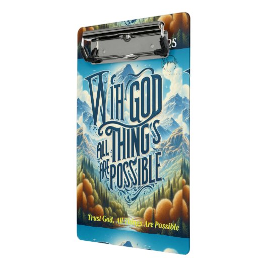 "Rise and Shine: met dit ontwerp Clipboards Mini Klembord (Angled2)