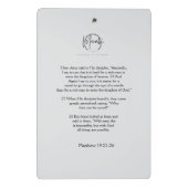 "Rise and Shine: met dit ontwerp Clipboards Mini Klembord (Achterkant)