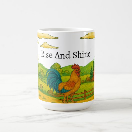 Rise and Shine Rooster Coffee Mok (Center)