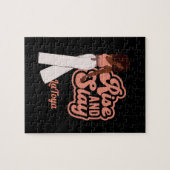 Rise and Slay Gepersonaliseerde Melanine Vrouw Legpuzzel (Horizontaal)