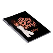 Rise and Slay Gepersonaliseerde Melanine Vrouw Notitieboek (Rechterzijde)