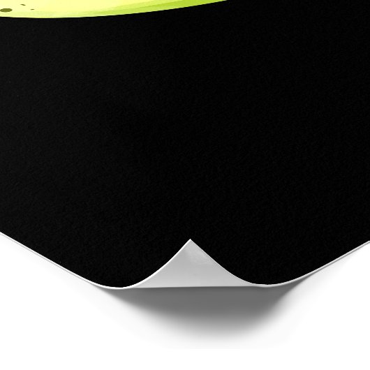 Rise and Slime Funny Snail Pun Dark BG Poster (Hoek)