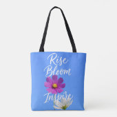 Rise Bloom Inspire Tote Bag (Achterkant)