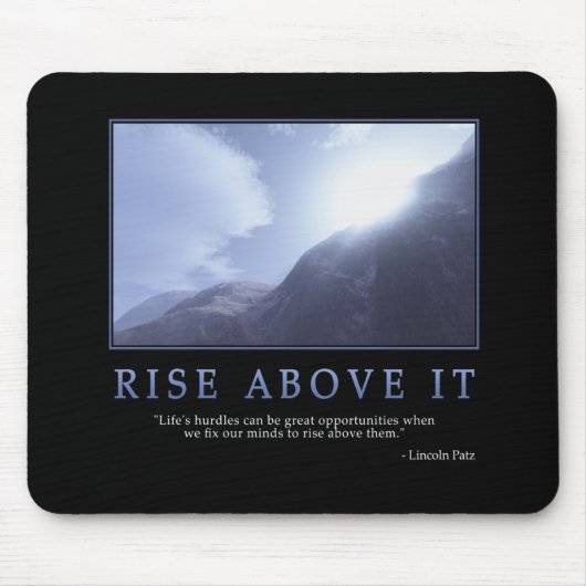 Rise boven IT Mousepad Muismat (Voorkant)