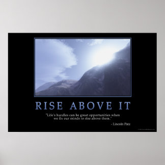 Rise boven poster
